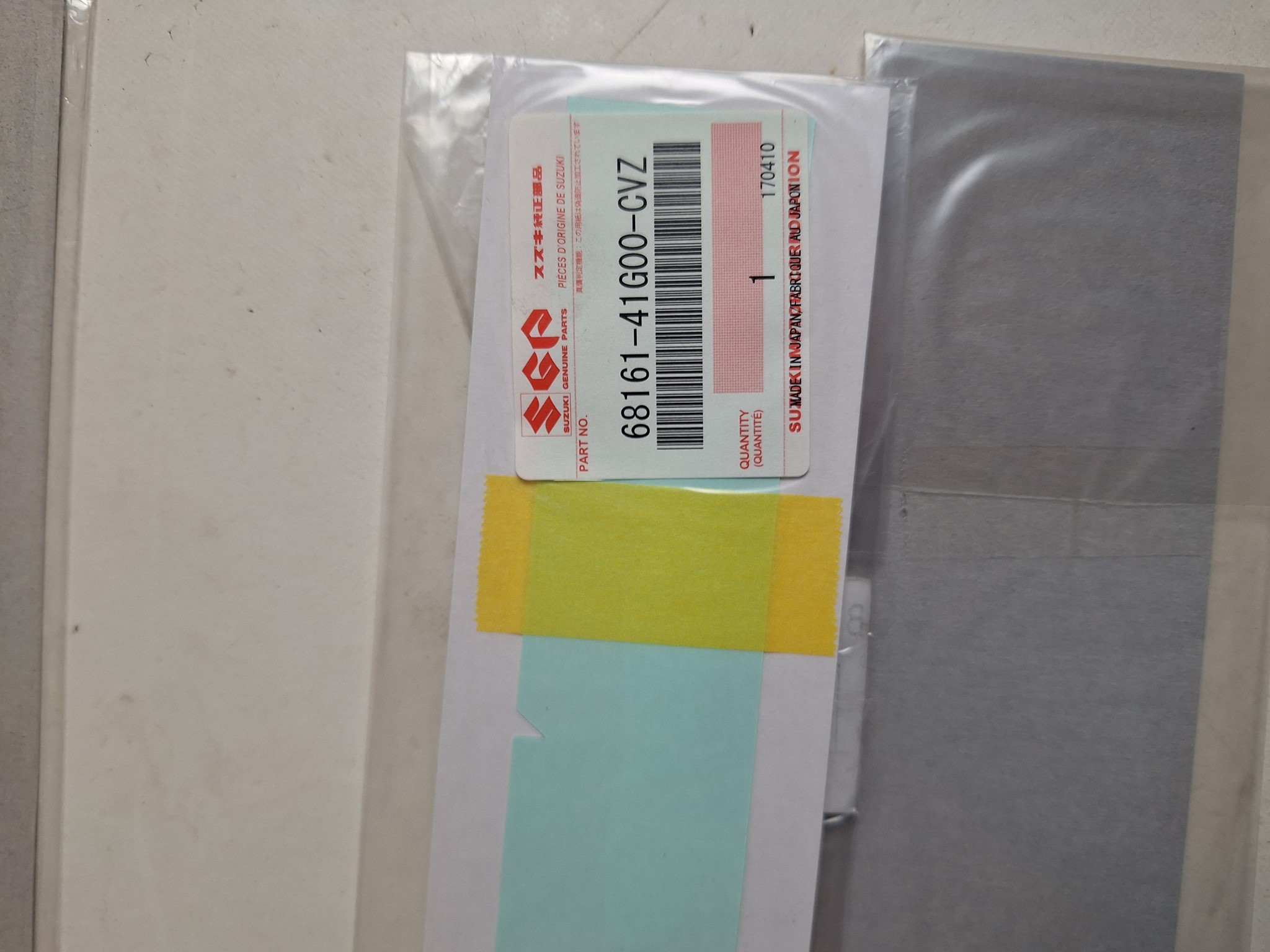 Picture of SUZUKI  EMBLEM  68161-41G00-CVZ